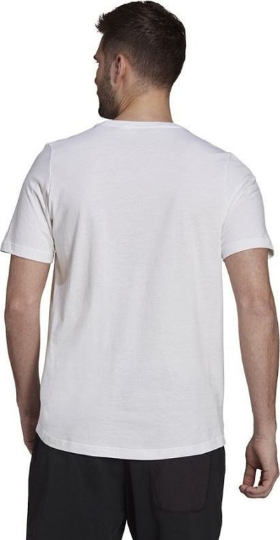 Bluzë adidas TX Pocket Tee M GU8993, pambuk i përzier, e bardhë