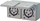 Prizë industriale dyshe Mennekes MEN 4204, 16A 400V, IP44, gri