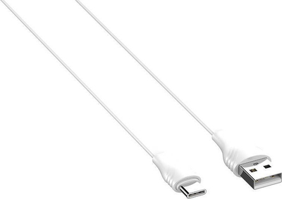 Kabllo USB në USB-C LDNIO LS552, 2.1A, 2m, e bardhë