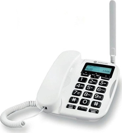 Telefon fiks Motorola FW500, GSM, ekran 2.2", i bardhë