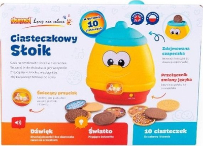 Lodër mësuese Dumel Cookie Jar, mësim numrash 1‑10, me tinguj muzikorë, shumëngjyrëshe