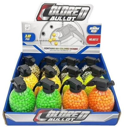 Municion lodër CABOTOYS Balls L1290, BB 6mm, 800 toptha, shumëngjyrëshe