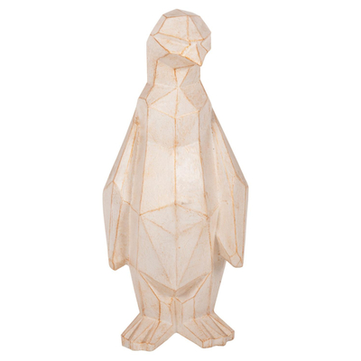 Dekor dyshemeje Penguin 45x45x100Hcm (HM7916), bardhë/ ari