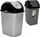 Kosh plehrash Waste Bin Large Swing, 35L, plastikë, gri