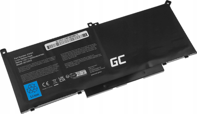 Bateri laptopi Green Cell F3YGT DE129V2, 7.6V, 6200mAh, e zezë