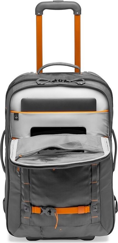 Çantë me rrota për kamera Lowepro Whistler RL 400 AW II, për DSLR dhe mirrorless, portokalli