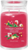 Qiri me aromë Yankee Candle Holiday Cheer Signature Large Jar, 567g, erë frutash, i kuq