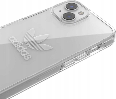Mbrojtëse telefoni Adidas Clear Case për iPhone 14 Plus, transparente, TPU, e tejdukshme