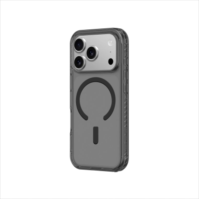 Futrollë AmazingThing Titan Pro për iPhone 17 Pro, MagSafe, transparente, e zezë