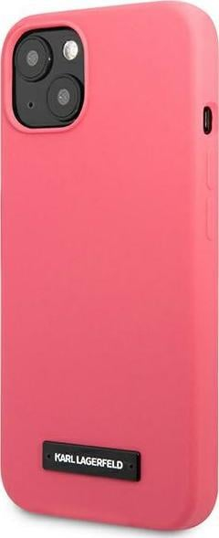 Mbulesë telefoni Karl Lagerfeld KLHCP13SSLMP1PI, për iPhone 13 mini 5.4", silikon, fuchsia