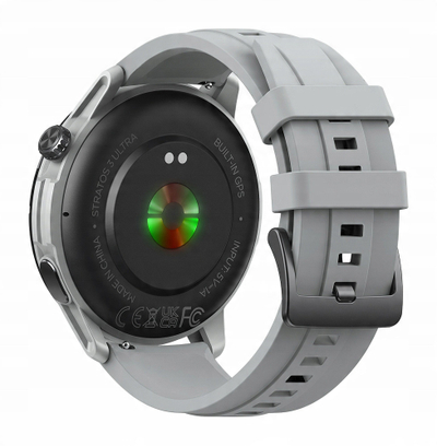 Orë e zgjuar Zeblaze Stratos 3 Ultra, GPS, Dual-band GNSS, e zezë