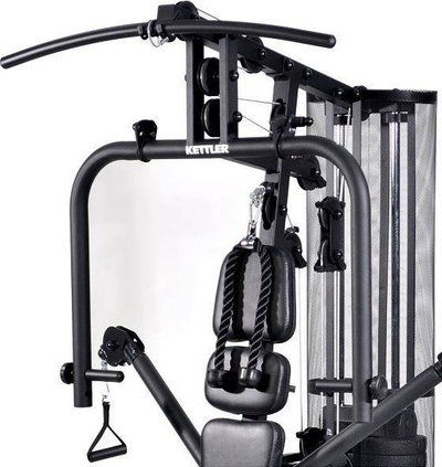 Stacion force Kettler Multigym Plus MG1042-100, bllok peshe 80 kg, deri në 31 ushtrime, i zi