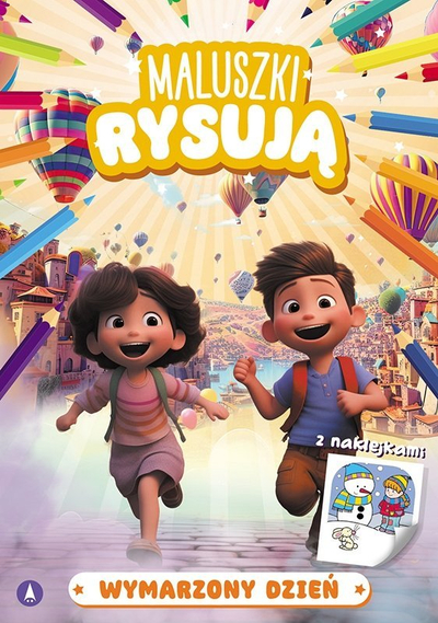Libër me ngjyrosje Little Ones Draw Dream Day, me ngjitëse, për kalamaj