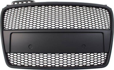 Grillë përpara MTuning për Audi A4 B7 RS Style, plastikë ABS, 2005 2008, e zezë