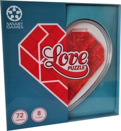 Lojë logjike Smart Games Love Puzzle IUVI Games, 72 sfida, anglisht, me shumëngjyra
