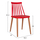 Karrige Vanessa me këmbë metalike 42,5×47×81,5 cm (HM8052.07), kuqe