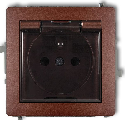 Konektor audio DGPB 1Z, jack waterproof, bronz
