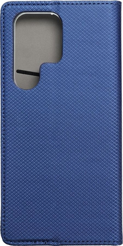 Këllëf telefoni Futera Magnet për Samsung Galaxy S23 Ultra, me kapak si libër, me magnet, blu navy
