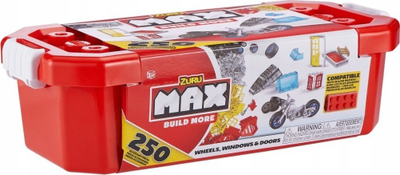 Set blloqesh ndërtimi Zuru Max Build More, 250 copë aksesorë, multikolor