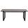 Tavolinë për kafe Shaben 120x60x46Hcm (HM9585.02), gri/ zezë