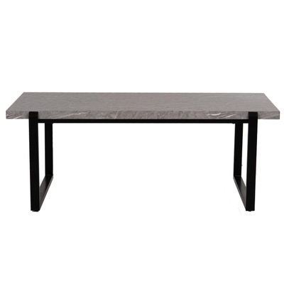 Tavolinë për kafe Shaben 120x60x46Hcm (HM9585.02), gri/ zezë