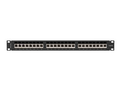 Patch panel rrjeti Gembird 24 porta, 1U 19", Cat.6A FTP, i zi