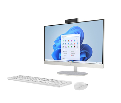 Kompjuter All in One HP 24-cr0332nw, Ryzen 7, 23.8" FHD, 16GB RAM, 512GB SSD, i bardhë