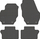 Tapeta gome Volvo S80 II, set 4 copë, 2007-2016, të zeza