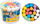 Set shkumësash jumbo ASTRA Bucket Fun, 20 copë, shumëngjyrësh