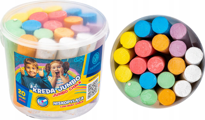 Set shkumësash jumbo ASTRA Bucket Fun, 20 copë, shumëngjyrësh
