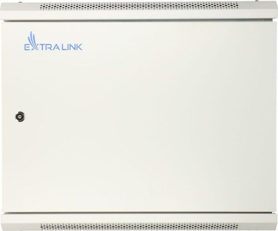 Kabinet muri ExtraLink 19" 12U, derë çeliku, gri