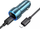 Karikues makine Hoco Z48, 2x USB‑C, 40W PD QC3.0, blu metalik