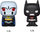 Figurina koleksionuese Funko Bitty POP DC Batman 4 Pack, set vinyl të vegjël, 2.3cm, shumëngjyrëshe