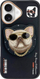Футрола за телефон Nimmy Glasses Cool Dog за iPhone 16, MagSafe, црна