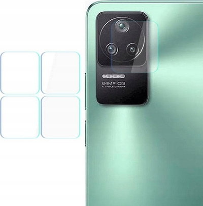 Mbrojtës xhami për kamerë 3MK Hybrid Glass, për POCO F4 5G, set 4 copë, transparent