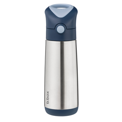 Shishe termike b.box, 500ml, me pipë, blu midnight