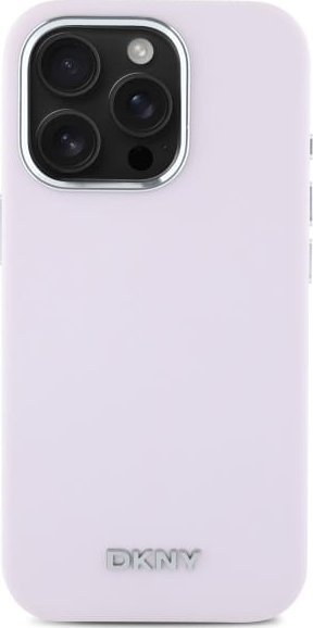 Mbështjellës telefoni DKNY DKHMP16LSMCHLP për iPhone 16 Pro 6.3", silikon liquid, MagSafe, rozë