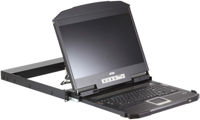 Konsolë KVM Aten CL3800NW, ekran 18.5", Dual Rail, e zezë