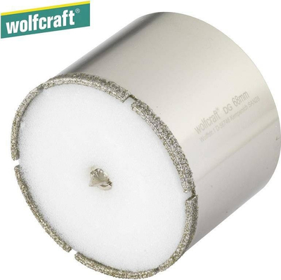 Кружна фреза за плочки Wolfcraft Diamond 83mm, за керамика и камен, сива