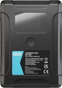 Bateri V-Mount Newell BP-190, 14000 mAh, me ekran LCD, e zezë