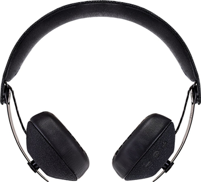 Kufje on ear House of Marley Rise BT, Bluetooth, me mikrofon, të zeza