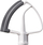 Aksesori i mikserit KitchenAid 5KFE5T Flex Edge Beater, për enë 4.8L, skaj silikoni fleksibël, gri me të bardhë