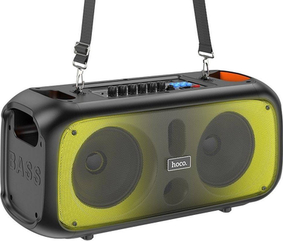 Altaparlant Bluetooth Hoco BS54, boksi i festave me mikrofonë, bateri rikarikueshme 3 orë, i zi