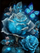 Puzzle Diamond Painting Norimpex Blue Rose, 30x40cm, set kreativ për dekor