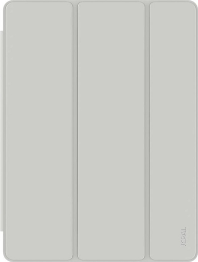Mbrojtëse folio JCPal DuraPro për iPad Air 13" M2 2024 M3 2025, me mbajtëse për Pencil, gri e çelët