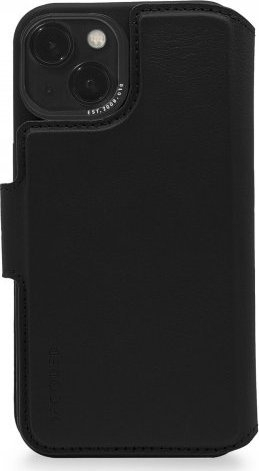 Këllëf–portofol Decoded Leather Modu për iPhone 14, lëkurë, MagSafe, i zi