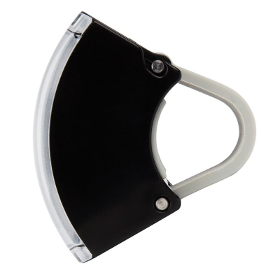 Dritë për biçikletë Bookman Curve Front Light, 220 lm, LED, e zezë