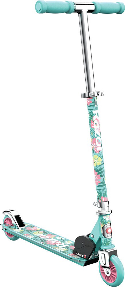 Trotinet Razor A Kick Scooter SE Paradise, për fëmijë, alumini, teal dhe jeshile