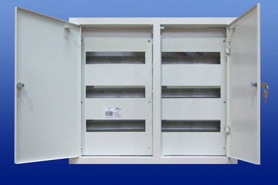Kuti shpërndarëse Sabaj-System NRP, 72 module, 620x520x130 mm, e bardhë