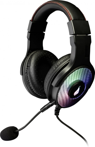 Gejминг слушалки SureFire Harrier 360, 7.1 Surround, USB, со RGB, црни